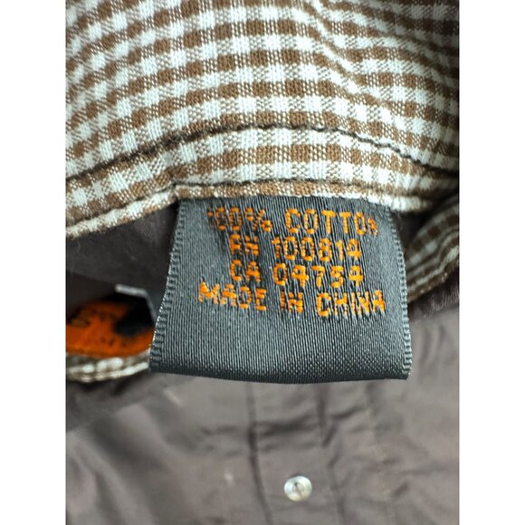 Ben Sherman Mens S Brown Long Sleeve Pearl Snap Shirt Western Cowboy *Read - Picture 10 of 15